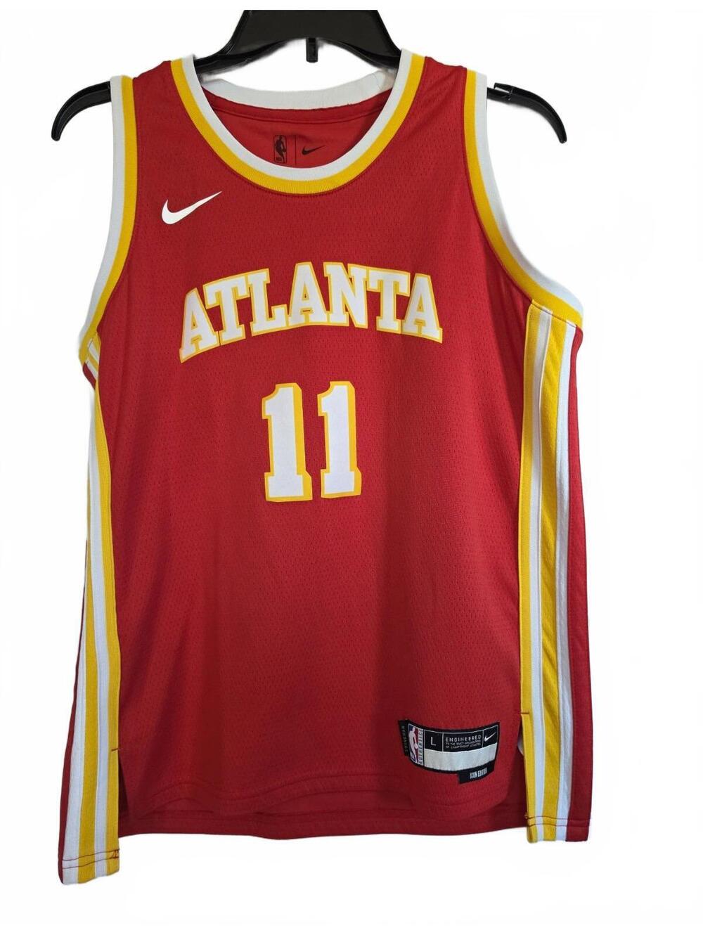 Nike NBA Atlanta Hawks Trae Young #11 Dri-FIT Swingman Icon Jersey, Size L